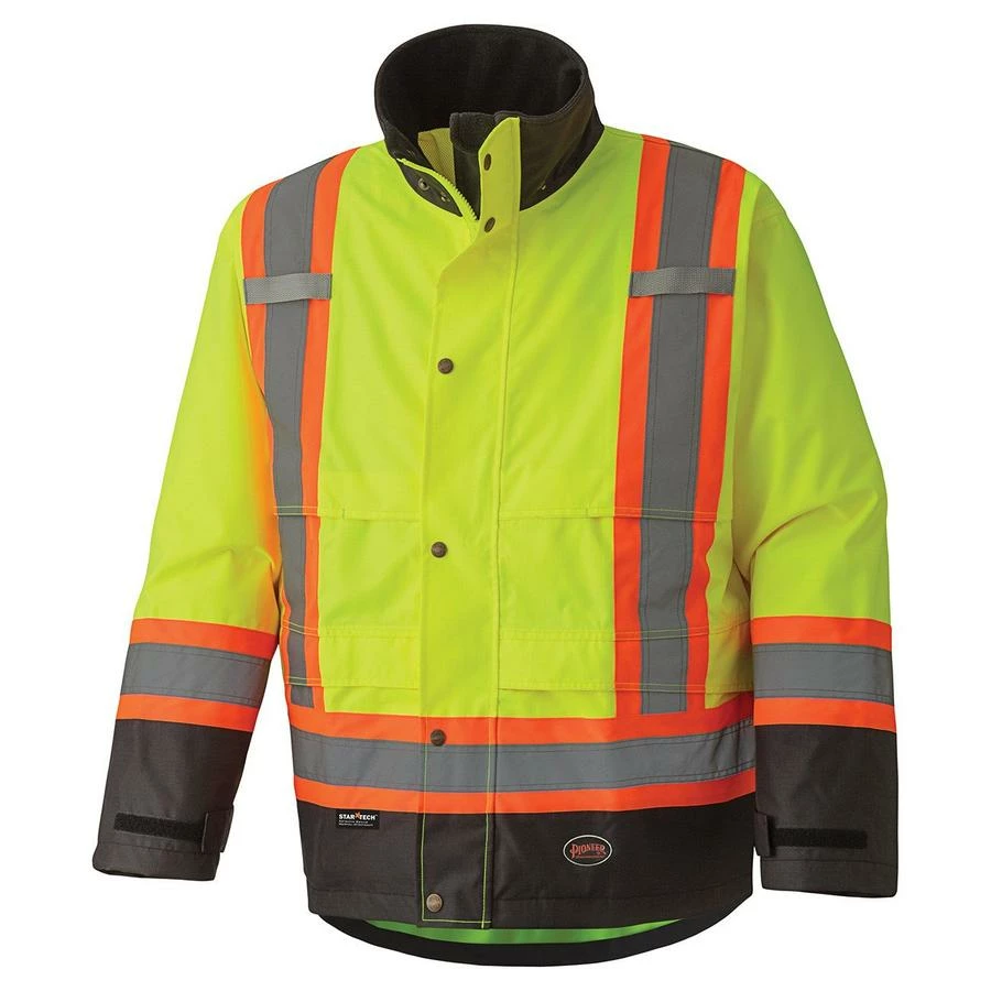 Pioneer Trilobal 300D Ripstop Waterproof Safety Rain Jacket | S-4XL