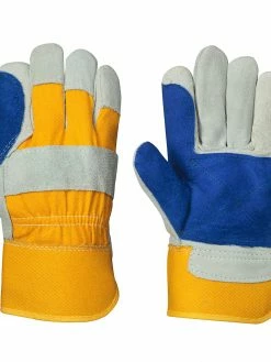 Work Gloves Pioneer 545 Double Palm Fitters Cowsplit Leather Gloves | Pack Of 12 Pairs