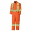 Flame Resistant Work Wear Pioneer Flame Resistant Cotton Hi-Vis Winter Coveralls | Small - 4XLarge