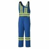 Pioneer Flame Resistant Cotton Hi-Vis Winter Bib Overall | Small - 5XLarge Flame Resistant Work Wear