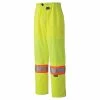 Pioneer Poly Knit Traffic Safety Pants With Breathable Mesh Leg Panels | XS-4XL Hi-Vis Work Wear