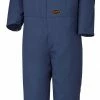 Pioneer Unlined Poly-Cotton Coveralls | Navy | Sizes 40R -60T