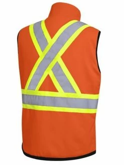 Pioneer Poly/Cotton Insulated Reversible Safety Vest | Yellow | S-5XL