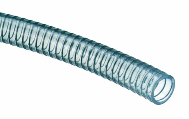 Greenline Hose And Fittings Poly-Spring Flexible Clear PVC Food Grade Hose (Hose Only - No Ends)