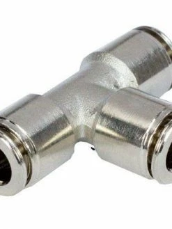 Greenline Nickel Plated Brass Push To Connect Union Tee Tubing And Fittings