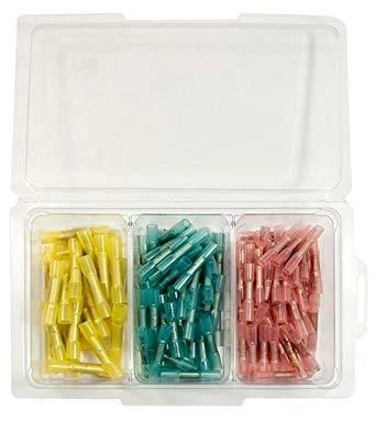 Quick Cable Solderless Heat Shrink Butt Connector Kit - 125 Piece