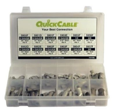 Automotive Supplies Quick Cable MAX Tin-Plated Copper Lug Kit
