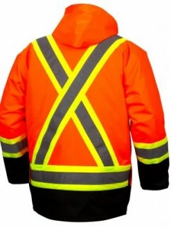 Hi-Vis Work Wear Pyramex Waterproof Hi Vis 7-In-1 Parka | Sizes M - 5XL