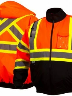 Pyramex Waterproof Hi Vis Jacket | Sizes M - 5XL Hi-Vis Work Wear