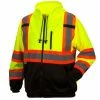 Hi-Vis Work Wear Pyramex Hi Vis Zip-Up Sweatshirt With Teflon™ Water Resistant Treatment | Sizes M - 5XL