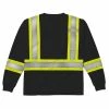 Rasco Birdseye Long Sleeve Hi-Vis Shirt | S-3XL