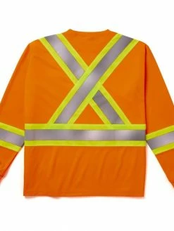 Rasco Birdseye Long Sleeve Hi-Vis Shirt | S-3XL