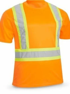 Hi-Vis Work Wear Rasco 100% Cotton Knit Short Sleeve Hi Vis T-Shirt | S-4XL
