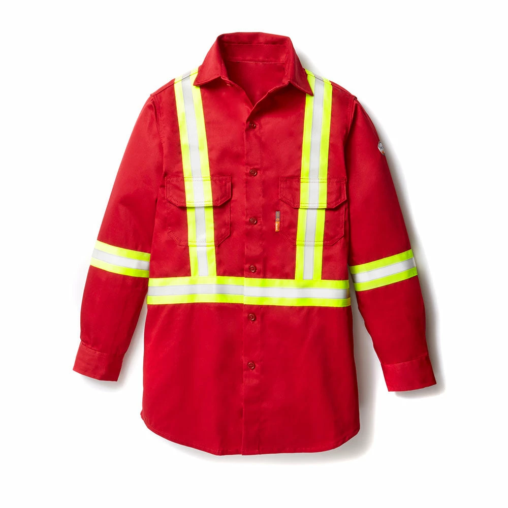 Rasco Uniform Shirt With Reflective Trim | S - 5XL Flame Resistant Work Wear