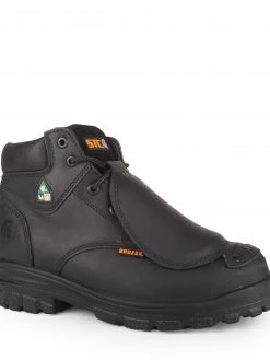 STC Press 6" External Metguard Safety Boots | Black | Size 7 - 14 6 Inch Safety Boots
