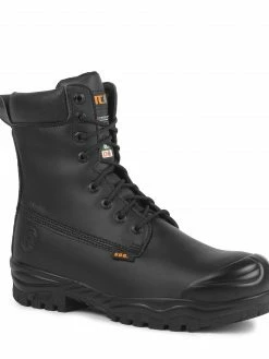 8 Inch Safety Boots STC Maska 8" Waterproof Chemtech Microfiber Vegan Safety Boot With Vibram® Fire & Ice Sole | Black | Sizes 6 - 14