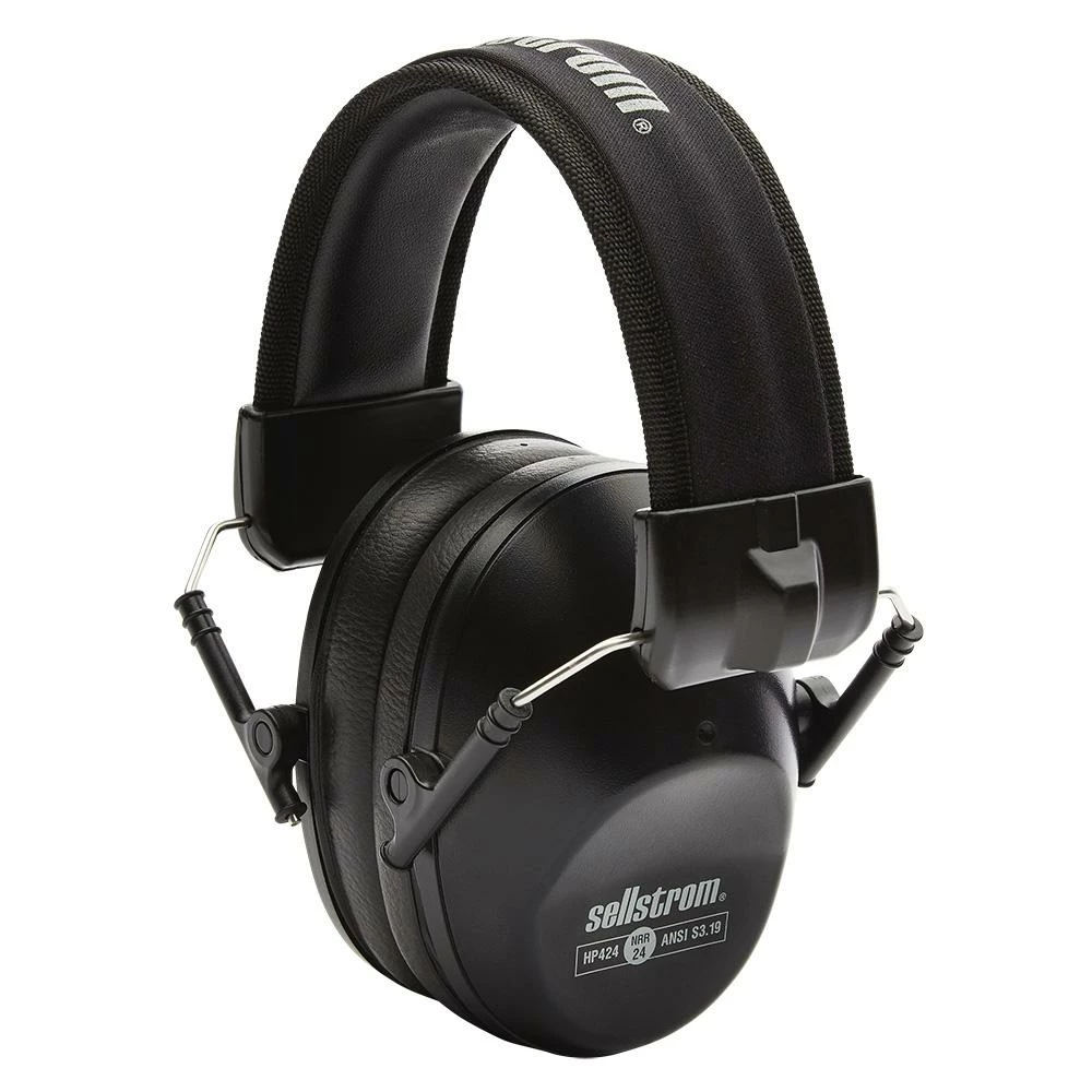 Sellstrom HP424 Premium Low Profile Fold-Away Earmuffs | NRR 24dB Personal Protective Equipment