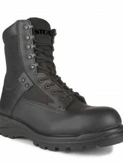 STC 911 EMS / Military Boot With Side-Zip Closure | Black | Sizes 6 - 14