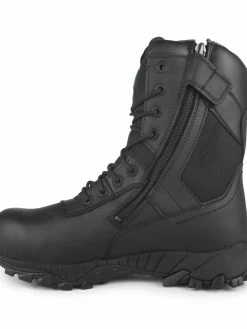 8 Inch Safety Boots STC Tactik 8" Tactical Side-Zip Safety Boot | Black | Sizes 7 - 14