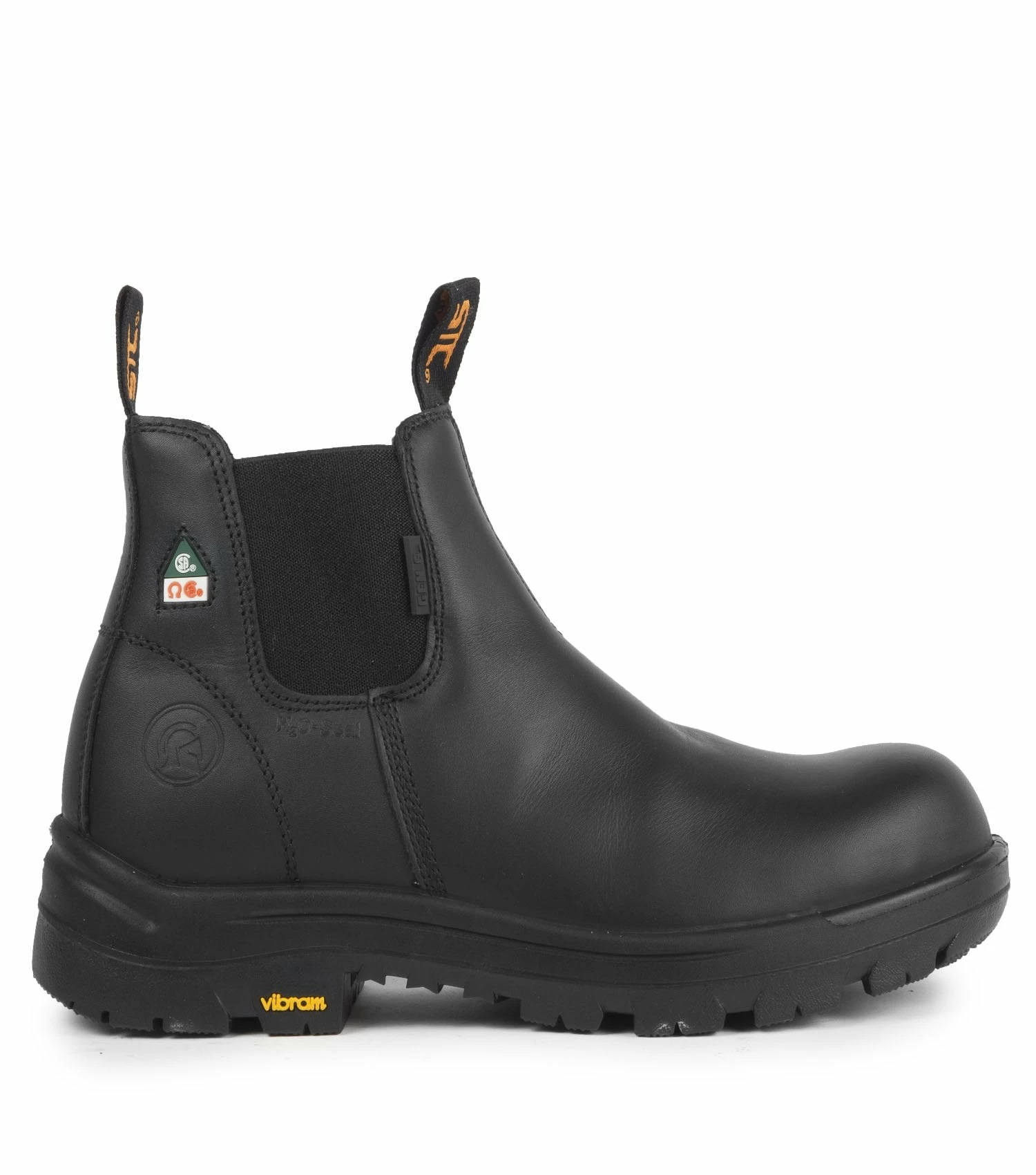STC Alarm 6" Waterproof Leather Slip-On Safety Boot With Vibram® TC4+ Sole | Sizes 7 - 14