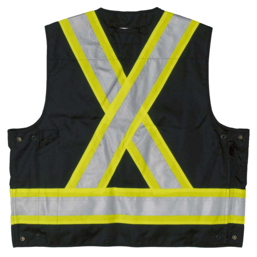 Tough Duck S313 High Visibility Surveyor Safety Vest | XS-5XL