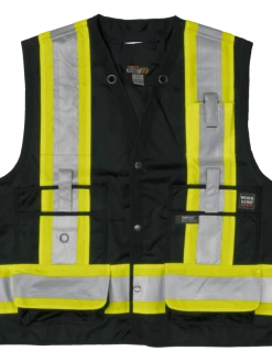 Tough Duck S313 High Visibility Surveyor Safety Vest | XS-5XL