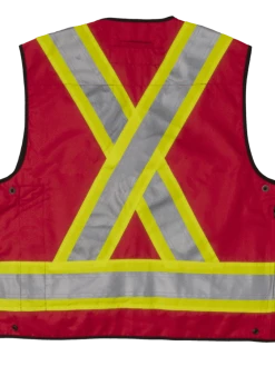 Tough Duck S313 High Visibility Surveyor Safety Vest | XS-5XL