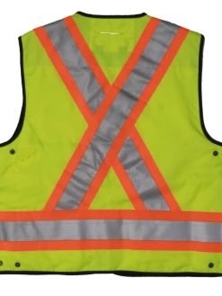 Tough Duck S313 High Visibility Surveyor Safety Vest | XS-5XL