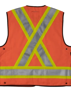 Tough Duck S313 High Visibility Surveyor Safety Vest | XS-5XL