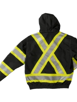 Tough Duck S413 Insulated 300D Poly Oxford 3-In-1 Safety Bomber | XS-5XL