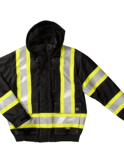 Tough Duck S413 Insulated 300D Poly Oxford 3-In-1 Safety Bomber | XS-5XL