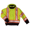 Tough Duck S413 Insulated 300D Poly Oxford 3-In-1 Safety Bomber | XS-5XL