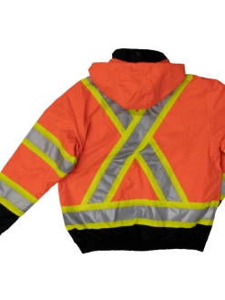 Tough Duck S413 Insulated 300D Poly Oxford 3-In-1 Safety Bomber | XS-5XL