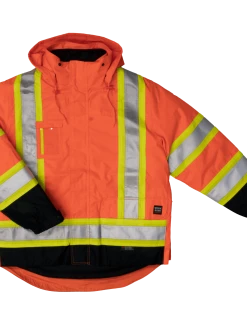 Tough Duck S426 Insulated 300D 5-In-1 Safety Jacket | XS-5XL