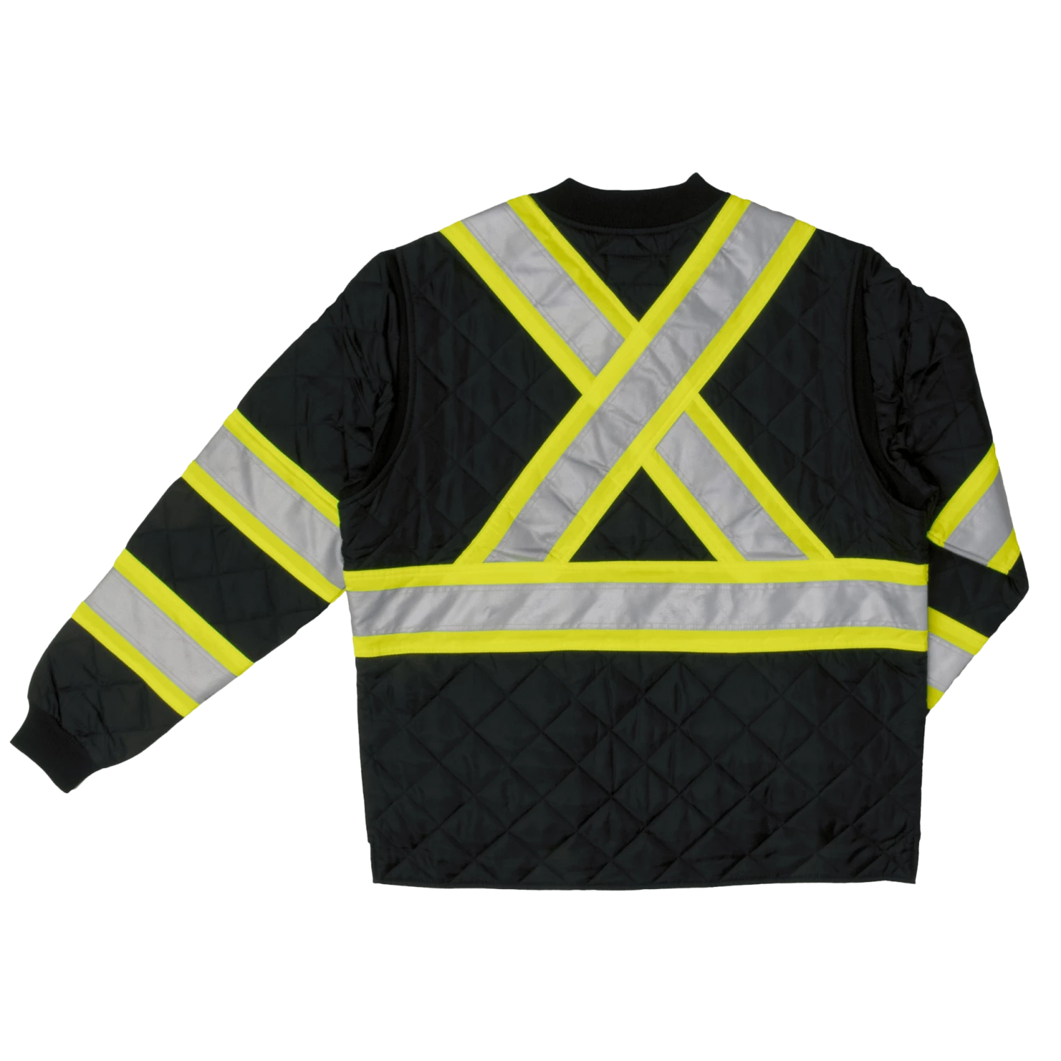 Tough Duck S432 Quilted Poly Safety Freezer Jacket | XS-5XL Hi-Vis Work Wear