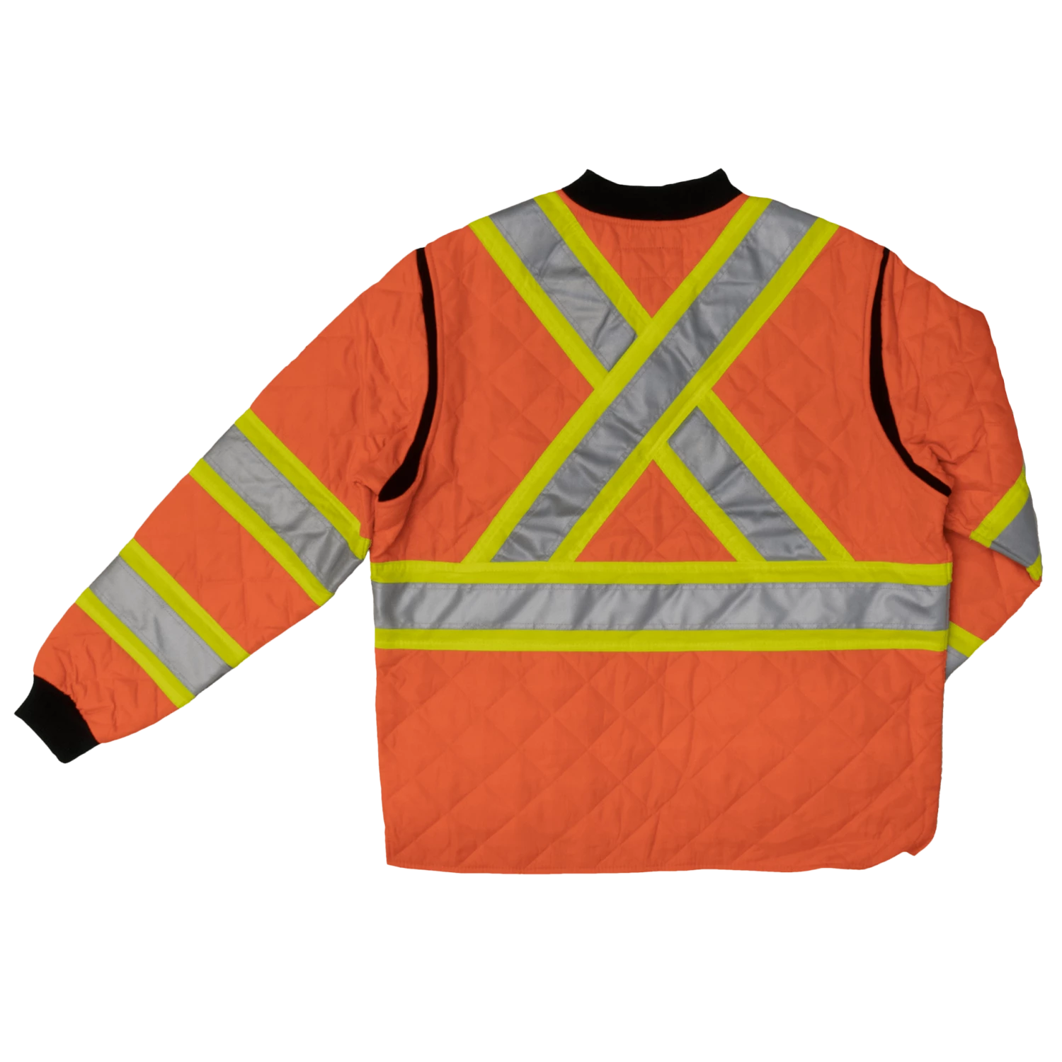Tough Duck S432 Quilted Poly Safety Freezer Jacket | XS-5XL Hi-Vis Work Wear