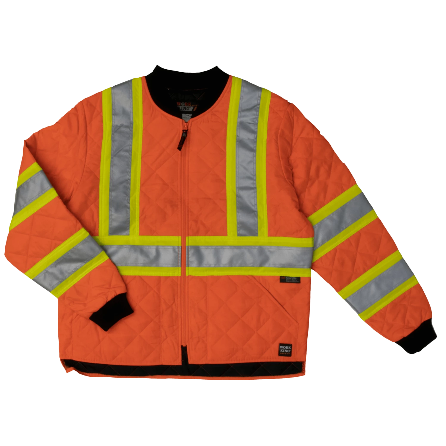 Tough Duck S432 Quilted Poly Safety Freezer Jacket | XS-5XL Hi-Vis Work Wear