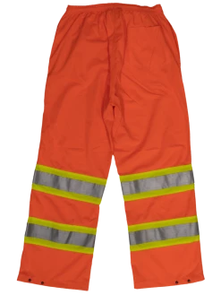 Hi-Vis Work Wear Tough Duck S603 Safety Pull-On Pant | Orange | XS-5XL