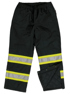 Tough Duck Insulated 300D Safety Snow Pants | Black | XS-5XL