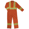 Hi-Vis Work Wear Tough Duck S792 Unlined Hi Vis Poly/Cotton Coveralls | XS-5XL
