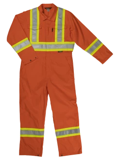 Tough Duck S792 Unlined Hi Vis Poly/Cotton Coveralls | Limited Size Selection Hi-Vis Work Wear