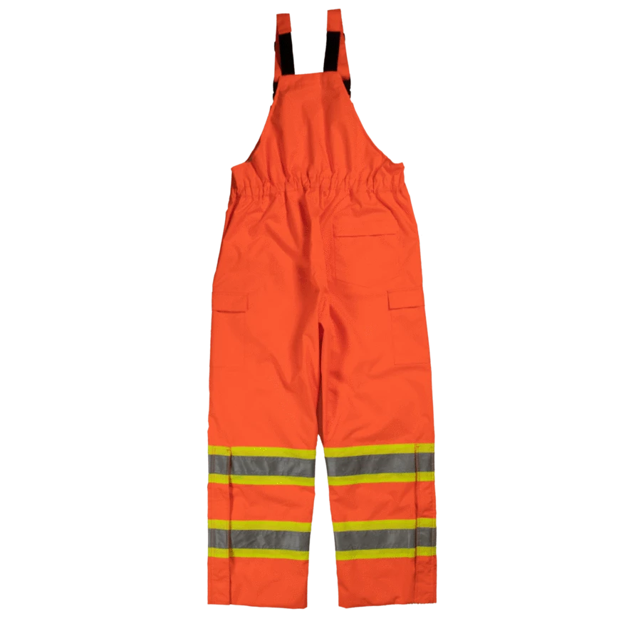 Tough Duck SB04 Waterproof Breathable Ripstop 300D Safety Rain Bib Overall | XS - 5XL Hi-Vis Work Wear
