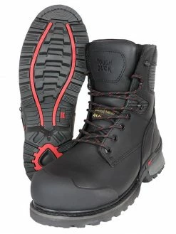 Tough Duck SF02 Jarvis 8" Alloy Toe Waterproof Full Grain Leather Work Boot | Sizes 7 - 14 8 Inch Safety Boots