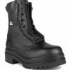 STC Alertz 8" Safety Boots W/ Removable Lace Zip Kit | Black | Sizes 6 - 14 8 Inch Safety Boots