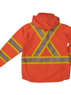 Tough Duck SJ05 Breathable Packable Safety Rain Jackets | S-5XL