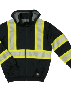 Tough Duck SJ16 Thermal Lined Safety Hoodie | XS-5XL Hi-Vis Work Wear