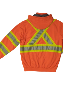 Tough Duck SJ16 Thermal Lined Safety Hoodie | XS-5XL Hi-Vis Work Wear