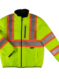 Tough Duck SJ27 Reversible Safety Jacket | XS-5XL Hi-Vis Work Wear