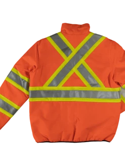 Tough Duck SJ27 Reversible Safety Jacket | XS-5XL Hi-Vis Work Wear