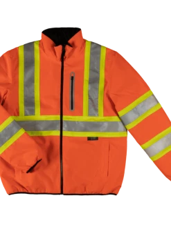Tough Duck SJ27 Reversible Safety Jacket | XS-5XL Hi-Vis Work Wear